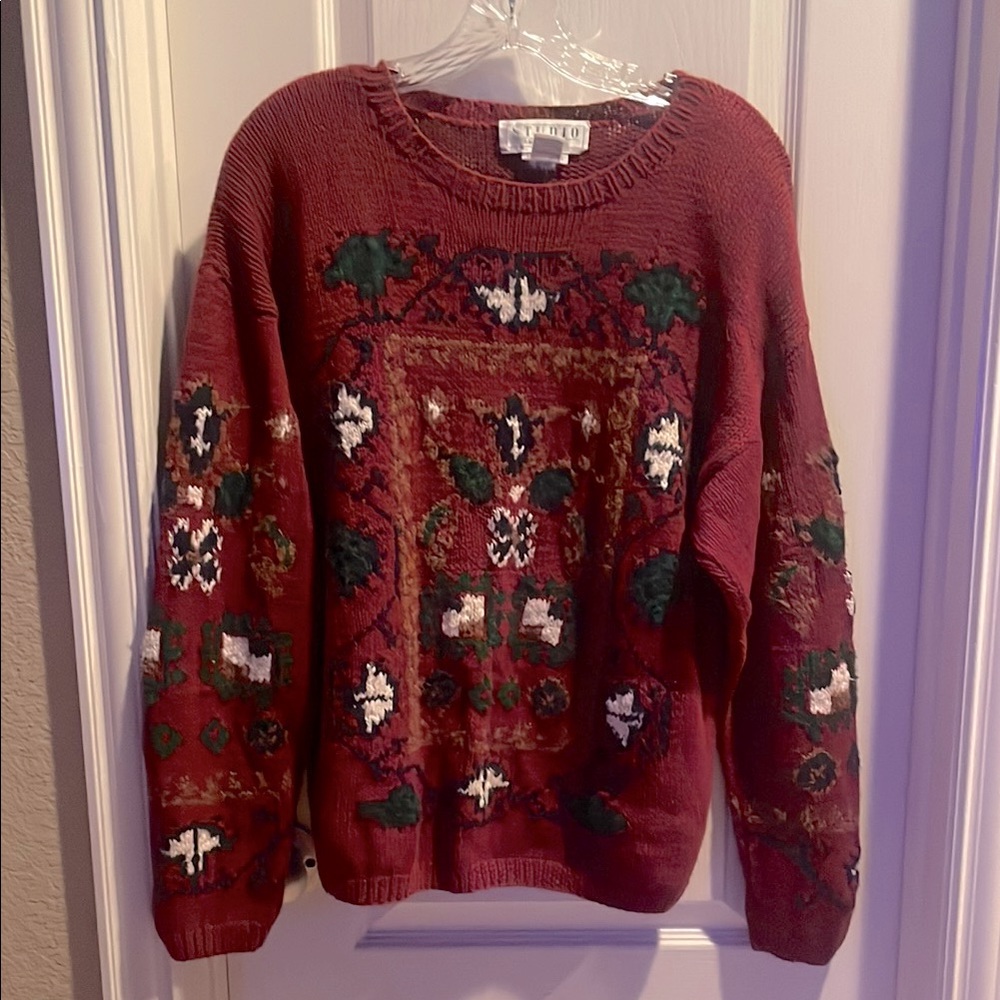 Studio Michelle Stuart hand knit sweater size large